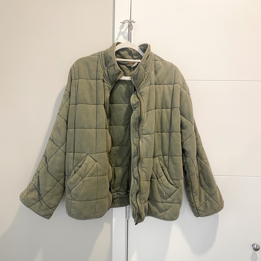Free People Dolman Quilted Jacket